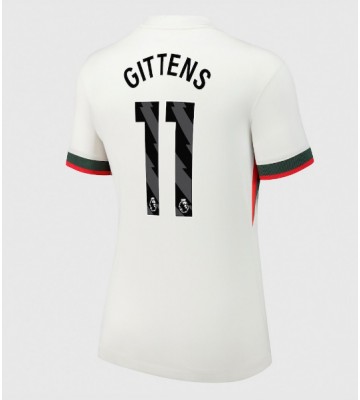 Chelsea Jamie Gittens #11 Udebanetrøje Dame 2025-26 Kort ærmer